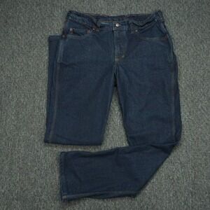 Origin Jeans Mens 36x34 Blue Maine USA Legit Fit 5 Pocket Stretch Dark Wash